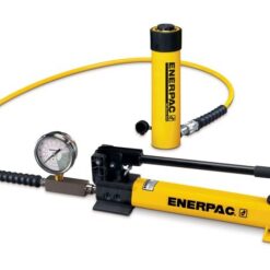 SCR1010H, 10 Ton, 10.13 in Stroke, Hydraulic Cylinder and Hand Pump Set - Enerpac