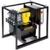SFP604SW, Electric Split Flow Hydraulic Pump, 6 Outlets, 4/3 Solenoid Valve, 40 liter Reservoir, 400V - Enerpac