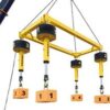 SHAS411040WE, Autonomous Synchronous Hoist System, 4 Cylinders, 485 Ton Capacity, 39 in Stroke, Wireless Control System, EU Electrial Wiring - Enerpac