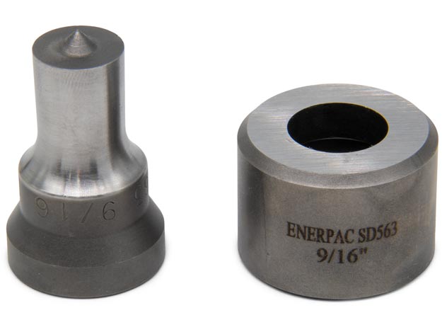 SPD563, Punch Die Set, Circle Hole Shape - Enerpac