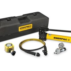 SRS300TB, 30 Ton, .50 in Stroke, Hydraulic Toolbox, Low Height Hydraulic Cylinder and Hand Pump Set - Enerpac
