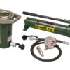 ST556A, 55 Ton, 6.19 in Stroke, General Purpose Hydraulic Cylinder and Steel Hand Pump Set | Simplex - Simplex
