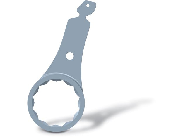 W4209CS, Closed Spanner, 2.56 in Hexagon Size - Enerpac