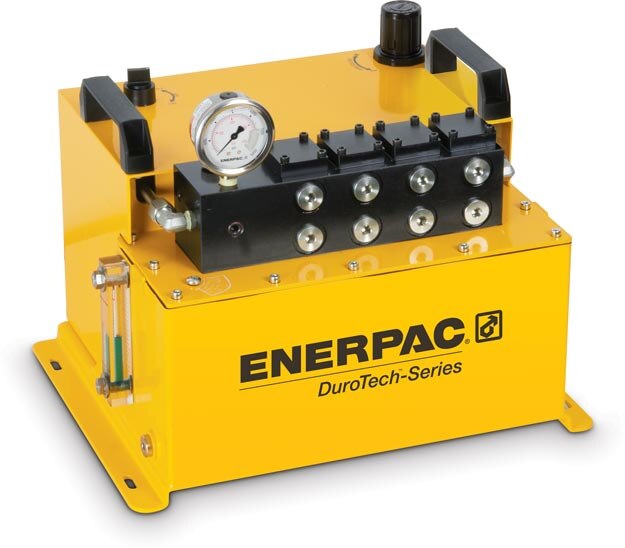 WAP30008D, Air Driven Hydraulic Pump, 252 in3/min Oil Flow at 100 psi, 415 in3 Usable Oil - Enerpac