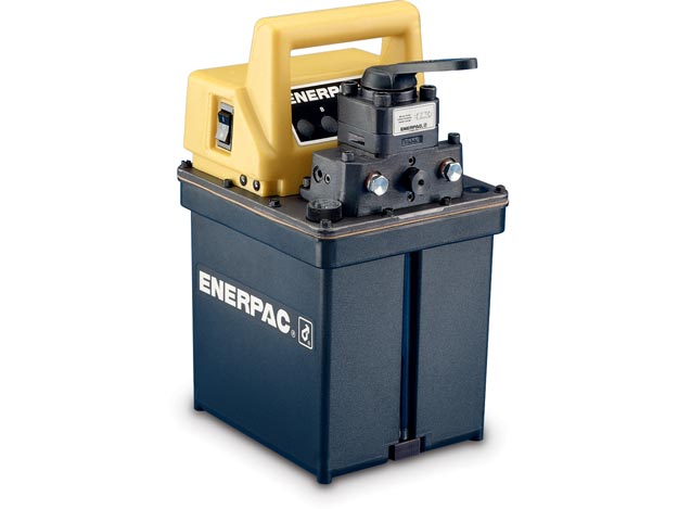 WEM1401E, Electric Submerged Hydraulic Pump, 4/3 Manual Valve, 230V, For use with Double-Acting Cylinders - Enerpac