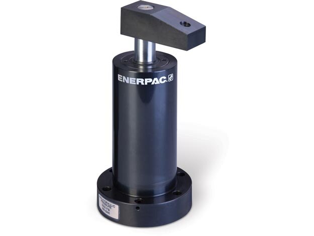 WPFN300V, 8,500 lbs Force, Collet-Lok Swing Cylinder, Lower Flange, Nonrotational - Enerpac