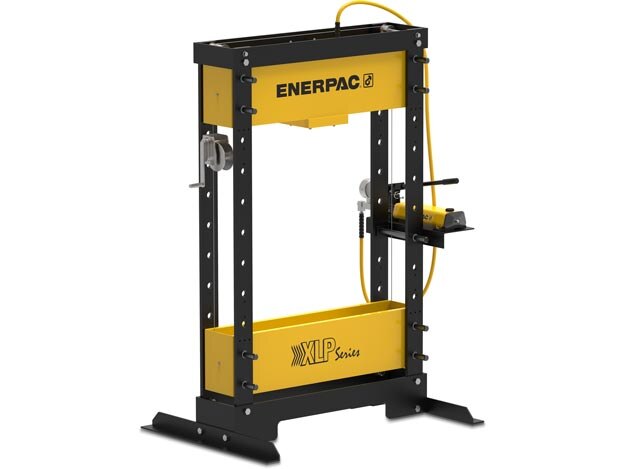 XLP506P802U, 50 Ton, Workshop Hydraulic Press with RC506 Single-Acting Cylinder and P802 Hand Pump - Enerpac