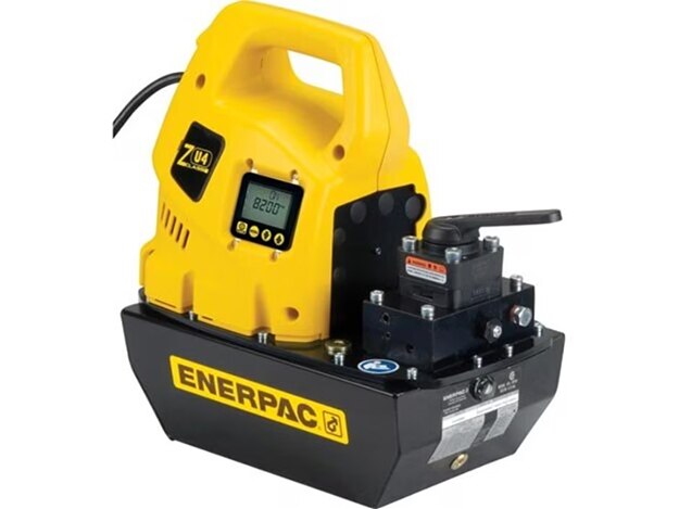 ZU4308LB, Electric Hydraulic Pump, Pro, 3/2 Manual Valve, LCD Display, 115V, 2.0 gallon Usable Oil - Enerpac