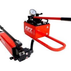 Two Speed Aluminium Hydraulic Hand Pumps Double Acting Cylinders High Pressure - FPT